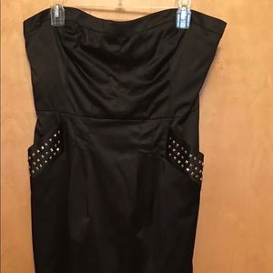 New GRASS COLLECTION LBD SATIN - Satin & Studded!!